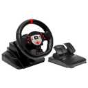 DOYO Racing Wheel - Gaming Steering Wheel for PC, 180° Degree Driving Wheel Volante PC Universal Usb Car Racing with Pedal for PS4, PS3, Xbox Series X|S, Xbox One, Switch - Height & Tilt Adjustable