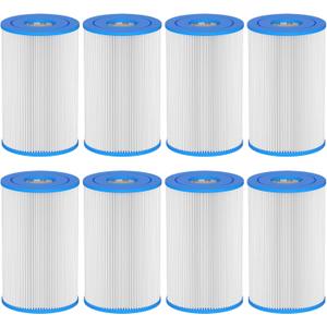 Cold Plunge Filter 20 Micron 5" x 2.5" Water Filter Replacement Cartridge Compatible with Any Cold Plunge System Ice Pod Filters Ice Bath Filter (8-Pack) (1)