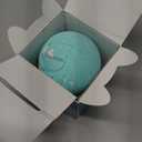 by Cheerble Smart Interactive Dog Toys, Wicked Ball AIR, 3 Interactive Modes, Automatic Moving, Bouncing, and Rotating, E-TPU Material, IPX7 Waterproof for Medium and Large Dogs (Aqua)