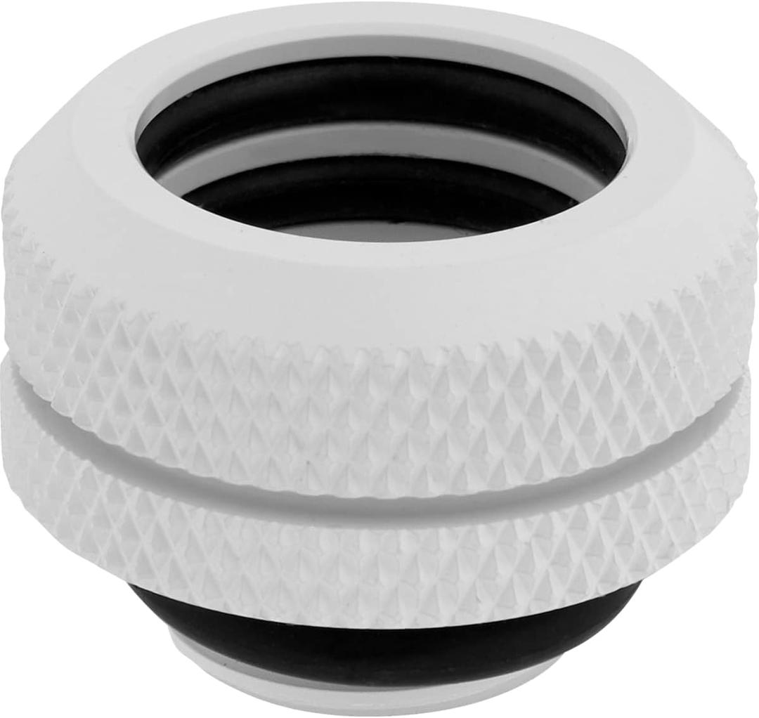 Corsair Hydro X Series XF Hardline 14mm OD Fitting Four Pack  White