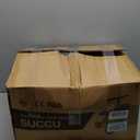 Knee Scooter for Adults for Foot Surgery, 11in Front Wheel Heavy Duty Knee Walker for Broken Foot, 350lbs Capacity Foldable Scooter Crutch Alternative with Disc Brake, Black (Blue)