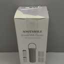 Portable Breast Milk Cooler for Travel, 22oz Large Capacity Breastmilk Chiller for Working Moms, 360 Cooling Keeps Milk Chilled 24 Hours, Includes 2 Baby Bottles, Breastfeeding Essentials (Grey)