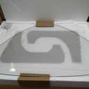 Modern Glass Coffee Table for Living Room, Mid Century Coffee Table, Small Coffee Tables, Suitable for Bedroom Living Room Reception Office Tables (Walnut/Transparent, Medium)