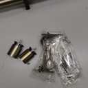 Curtain Rods for Windows 144 to 164 Inches - Aluminium Finials and Brackets - 1 Inch Decorative Window Rods - Adjustable Heavy Duty Curtain Rod - Wall & Ceiling Mounted - Anqiue Bronze