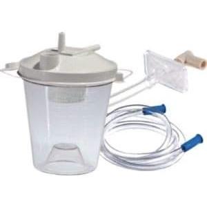 Legend M.D. Canister 800CC Float lid with Bacterial Filter, Tubing, Connector Elbow for Drive/Devilbiss/Sunset