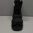 Medibot Advanced Walking Boot for Ankle Injuries & Fractures Adjustable Air Splint with Pump, Large Black, Fits Shoe Size 9.5-13.5'', Men and Women