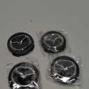 4PCS Wheel Center Caps for Mazda CX-5 CX-7 CX-8 M6 MX5 RX7 RX8 A8 CX9 X MX, 56mm/2.2" Car Wheel Hub Caps ABS Rim Center Hub Cover (Black)