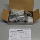 4 Pack - 10 inch Black Hidden L Shelf Bracket (1/5 Inch Thicked) Iron Shelf Brackets, Metal Shelf Bracket, 160 lb. Load Capacity ,DIY Shelving Hidden 90 Degree Right Angle Bracket Design