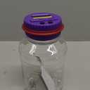 Large Piggy Bank for Adults Kids, Vcertcpl Digital Coin Counting Bank with LCD Counter, 1.8L Capacity Coin Bank Money Jar for Adults, Designed for All US Coins (Purple)