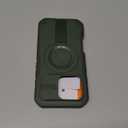 SURITCH for iPhone 16 Pro Case with Slide Camera Cover and Adjustable Kickstand, Compatible with MagSafe, Shockproof Bumper Case Slim Protective Cover for iPhone 16 Pro 6.3 Inch,Green