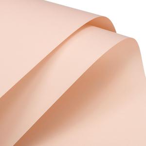 MECCANIXITY Pearlescent Film Flower Wrapping Paper 22.8x22.8 Inch Waterproof for DIY Crafts, Gift/Gift Box Packaging Cream Pink Pack of 20