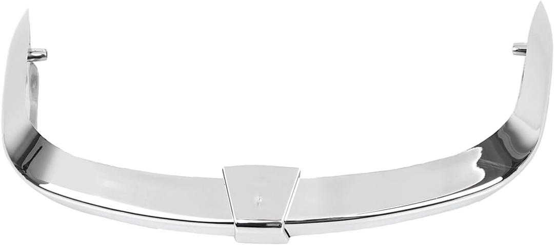 Motorcycle Lower Rear Fender Tip Trim Compatible with 2005-2017 Harley Softail Deluxe EFI FLSTNI FLSTN, Chrome