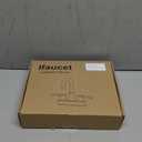 Gold Bathroom Faucet, Brushed Gold Bathroom Faucet, Gold Faucets for Bathroom Vanity, 4 Inch 2 Handle Center set, Lead-Free, with Copper Pop Up Drain (Brushed Gold)