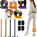 Thyle 28 Pcs Halloween Tail Game Halloween Party Games Funny Family Night Activities Outdoors Indoors Birthday Baby Shower Bachelorette Party Supplies