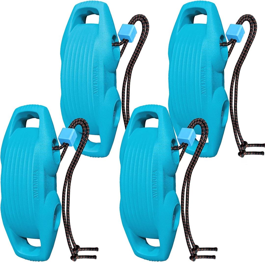 AWEMUFA Boat Fenders Easy to Install Bumper for Docking Ideal Fender for Pontoon, Bass, Jet Ski and Fishing Boats 2Pcs