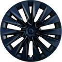 4PCS Wheel Hubcaps 19 Inch Wheel Cover Performance Replacement Wheel Cap Full Rim Cover Accessories for Tesla Model Y 2018-2024 (Matte Black)