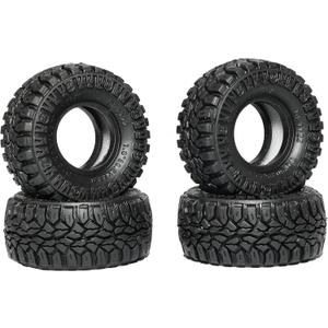 DJCRAWLER 1.0 Inch Sticky Soft Tires 50.8 * 22.8mm for TRX-4M SCX24 1/18 1/24 Wheels Upgrades, High Viscosity RC Crawler MT Rubber Tyre