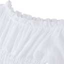 Oumbivil 7 Pcs Women Renaissance Dress Adult Pirate Costume Medieval Viking Fairy Victorian Cottagecore Corset (White, XXXL)