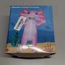 Stegosaurus Inflatable Axolotl Costume for Kids Halloween Kid Blow Up Costume Deluxe Pink Costumes for Girls Boys Cosplay Party