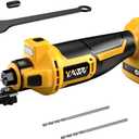 Cordless Drywall Cut-Out Tool for Dewalt 20V Battery, 3 Speed Adjustable Brushless Rotary Saw with Up to 30000 RPM, Compact Spiral Saw Kit for Cutting Wood Drywall,Sheetrock,Wood, (Bare Tool Only), For De-Walt