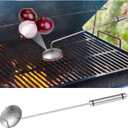 Onion Holder Grill Brush, BBQ Grill Brush Bristle Free for Outdoor Grill, Grill Cleaning Brush Tools for Blackstone Charcoal Grills Gas Grills, Grill Cleaner Brush BBQ Grill Accessories