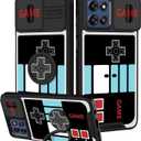 for Moto G Stylus 5G 2025 Case - Women Girls Cute Phone Cover Girly Pretty Aesthetic Game Unique Design with Camera Cover and Ring Stand Funda for Motorola G Stylus 5G 2025