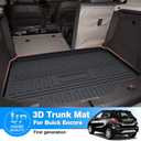 Powerty Trunk Mat for Buick Encore 2013-2022/Chevrolet Trax 2014-2023 Accessories Cargo Mats TPO All Weather Cargo Liner Heavy-Duty Trunk Liners