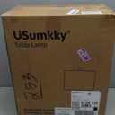 25" Table Lamps Set of 2 - Modern Bedside Lamps for Living Room - White Washed Ceramic Nightstand Lamps for Bedroom