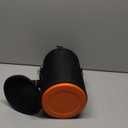 BUZIO 128oz Gallon Water Bottle, Insulated Water Jug with Straw Lid and Carrying Sleeve (Cold for 48 Hrs) Stainless Steel Hydro Metal Canteen Water Flask, Yellow Orange