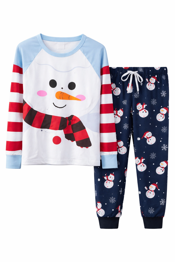 Christmas Pajamas Long Sleeve Sleepwear Xmas Holiday, women XL