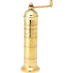Pepper Mill Imports Atlas Salt Mill, Brass, 8"