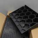 5" Rise 2pack Rubber Curb Ramps for Wheelchair Threshold Driveway Doorway Shed, Truck Car Motorcycle Bike Cart Lawn Mowers Angled Step Entry in Ramp, 7000lbs Heavy Duty Powersports Loading Ramp