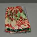 Floerns Women's Sleeveless Floral Print Sundress Halter Neck A Line Short Dress (L, Red and Beige)