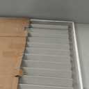 Builders Edge 120061824001 18" x 24" Rectangular Vent 001, White