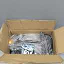 Bike Child Seat Kit, Included Bike Rear Seat Cushion with Safety Cycling Backrest + Backseat Armrest Handrail + Foldable Hidden Bicycle Footrests + Universal Handlebar Bell + Installing Tools (00 Black)