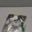 Artoid Mode Black Christmas Trees Round Placemats Set of 4, 14 Inch Seasonal Winter Place Mats for Gift Party Table Dining Decoration