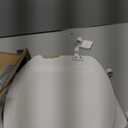 HIGHCRAFT Premium Elongated Toilet Seat with Slow-Close Design & Adjustable Hinges - Molded Wood Toilet Seat - Fits Standard Elongated Toilets - Oval Seat in White