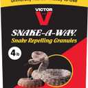 Victor VP364B Snake-A-Way Outdoor Snake Repelling Granules 4lbs, Snake Repellent for Yards, Use Against Poisonous & Non-Poisonous Species, Protects .5 Acres