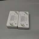 2 x Dark Red Velvet Ribbon 3/8" with Wooden Spool 15 Yd, Burgundy Velvet Ribbon for Christmas Tree, 3Rolls for Christmas Wreath Decoration Gift Wrapping &Bow Making