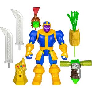 Avengers Marvel MixMashers Thanos Custom Mix-and-Match Deluxe Action Figure & Accessories, 5-Inch-Scale Super Hero Toys for Kids Ages 4+