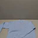 Girl's Long Sleeve Sweater Mock Neck Fall Soft Knit Pullover Jumper Tops (13-14 Years, Light Blue)