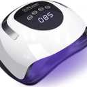 UV LED Nail Drying Lamp, 72 Beads, Fast Curing Gel Polish Lamp (57 LEDs 220W-SUN X9 MAX)