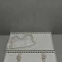 2 Pack Pull Out Pots and Pans Organizer Rack for Cabinet and Countertop, Pull Out Cabinet Organizer with 8 Adjustable Dividers, Kitchen Storage for Pot Lid, Dishes, Bakeware, Pots and Pans, White