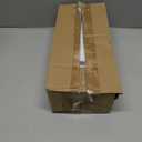 Toovip 50 Pack 5.25x3.25x8.25 Inch Small White Kraft Paper Bags with Handles Bulk, Gift Wrap Bags for Favor Grocery Retail Party Birthday Shopping Business Goody Craft Merchandise Take Out Cub Sacks