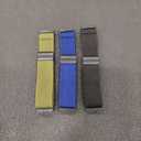 TOYOUTHS 3 Pack Magnetic Stretchy Band Compatible with Fitbit Versa 4/Fitbit Versa 3/Sense 2/Sense Smartwatch, Soft Elastic Bracelet Nylon Braided Sport Loop Strap for Women Men