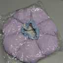 Cat Cone Collar, Cute Waterproof Cat Recovery Collar, Anti-Bite Lick Wound Healing Safety Elizabethan e Collar for Cats, Purple Flower All-Season Style