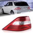 Left Driver Side LED Outer Tail Light Fit for 2012 2013 2014 2015 Mercedes Benz ML350 ML550 W166 Rear Lamp Assembly LH USA Style1669063501 MB2804107