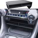 EDBETOS Larger Size Slots Center Console Organizer Compatible with Toyota RAV4 Accessories 2019-2023 2024 2025 and 2021-2025 RAV4 Prime Insert Tray Secondary Storage Box for Phone with Case, Black