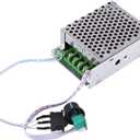 Adjustable Motor Speed Controller DC Brushed PWM Motor Regulator Speed Control Switch DC10V to 50V 30A