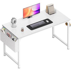 PRAISUN 47'' Computer Desk with Fabric Storage Bag
